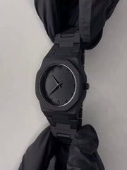 Premium Black Arabic Aura Watch